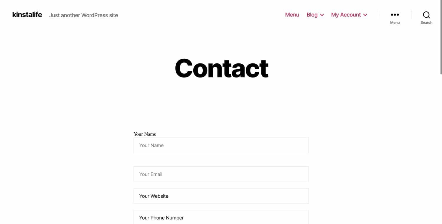 embedding the Contact Form on Your WordPress Site Effortlessly