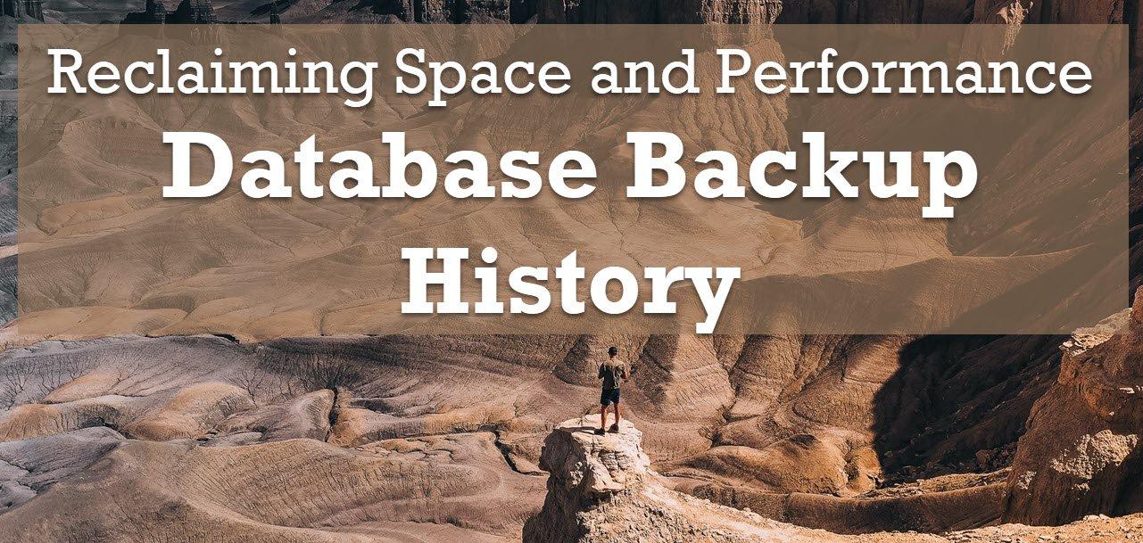 Managing Your Backup History Effectively