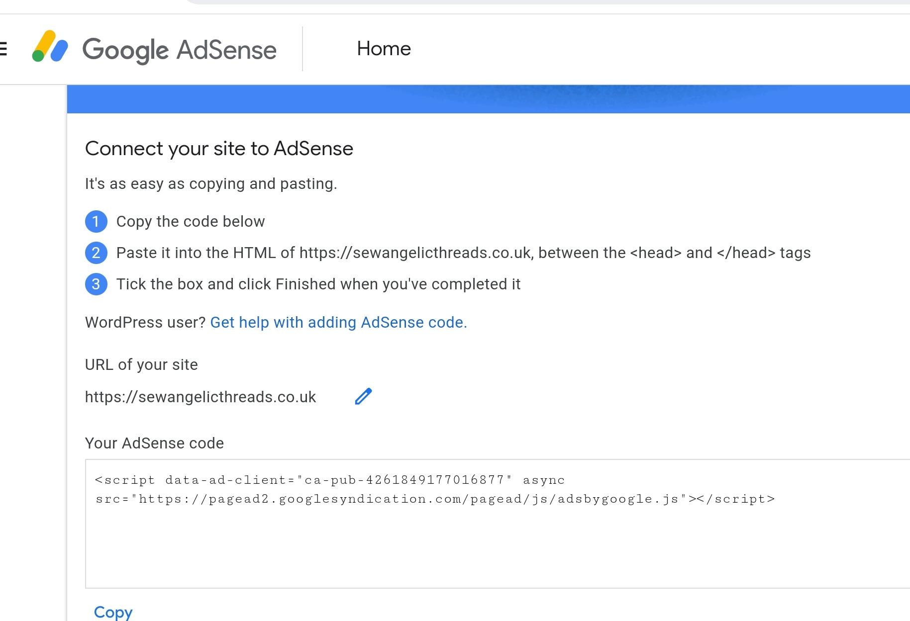 Integrating Adsense code into Your Website ​seamlessly