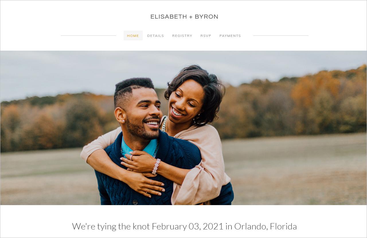 Inspiration from Real Couples: Unique Wedding Websites That Stand Out