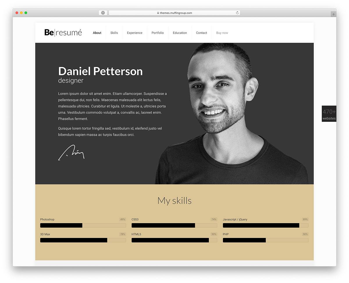 21 Best WordPress Resume Themes for 2025 (Most are Free)