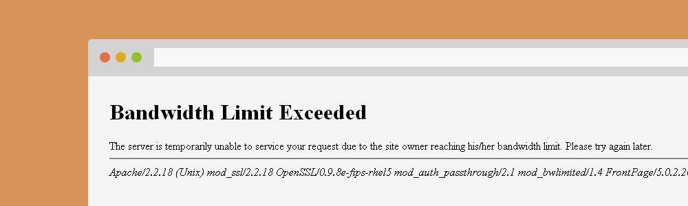 What Happens When You Exceed Your Bandwidth Limit