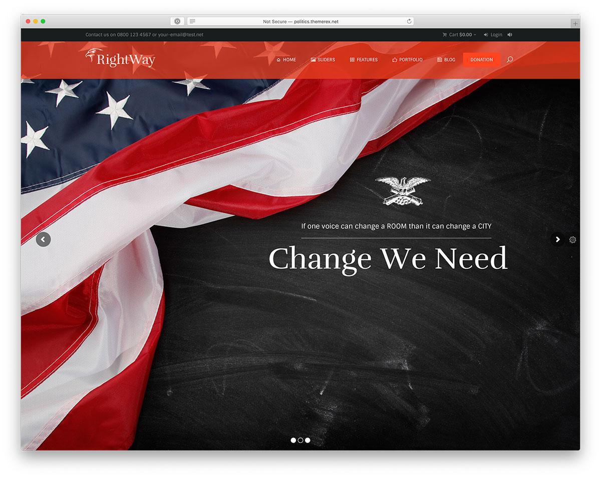 Discover the Best Free ‍Politics wordpress Themes​ for Your Campaign