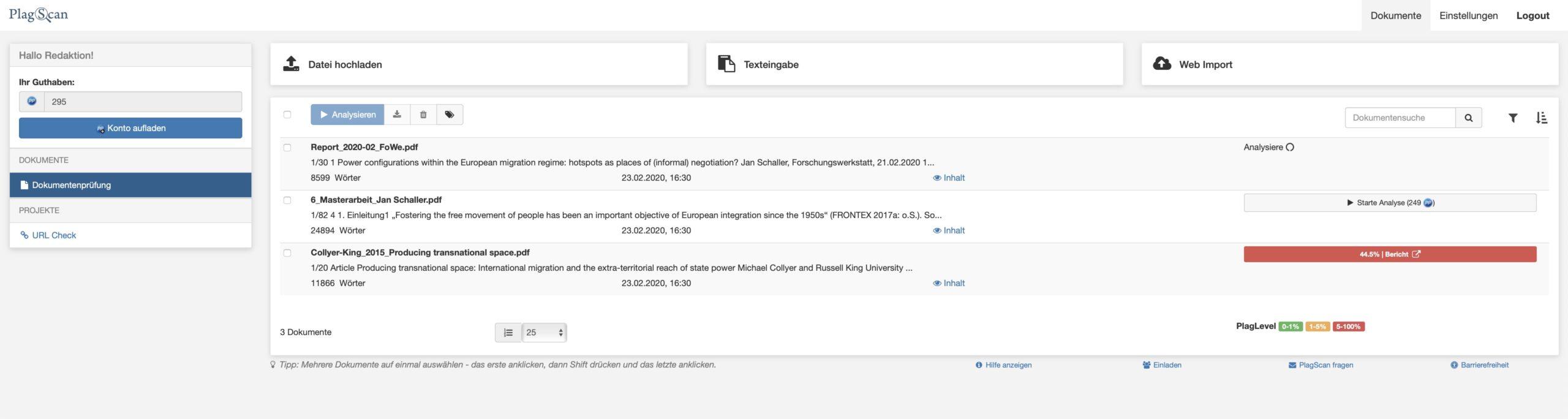 Plagscan: A Comprehensive Tool for Advanced Plagiarism Detection