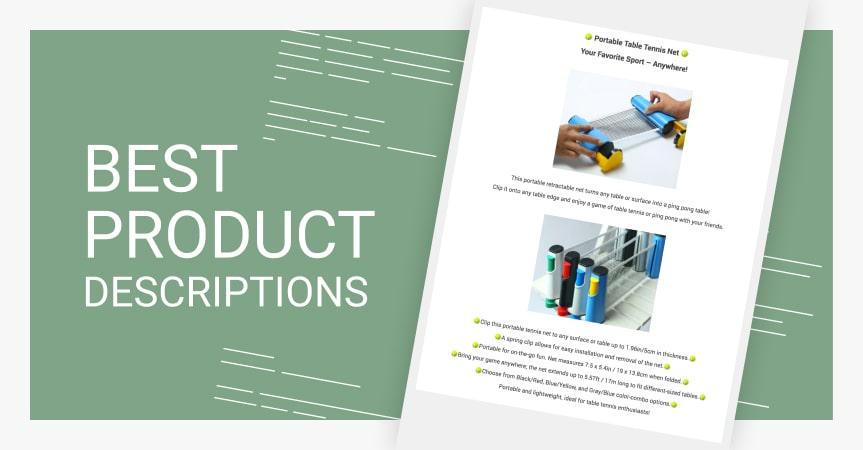 Creating Informative and Engaging Product Descriptions