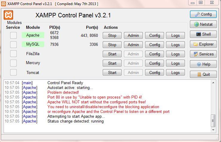 Understanding the Apache Shutdown Unexpectedly Error in XAMPP