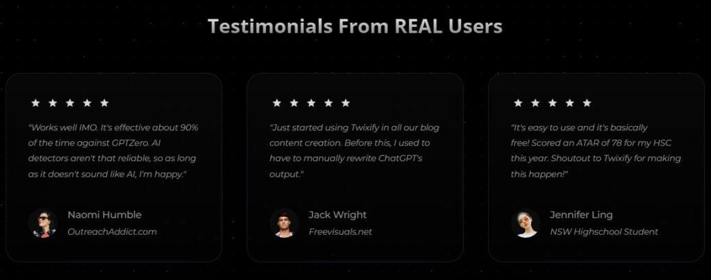 Real User Testimonials: What Do They Say About Their Experiences
