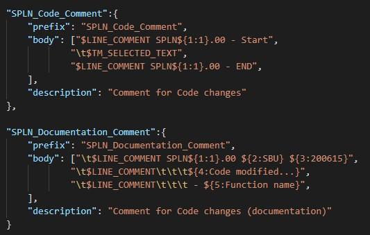 Using Code Snippets ​for a More Permanent Solution