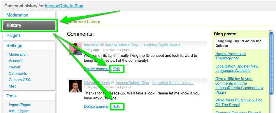 Customizing Comment Settings in WordPress Dashboard